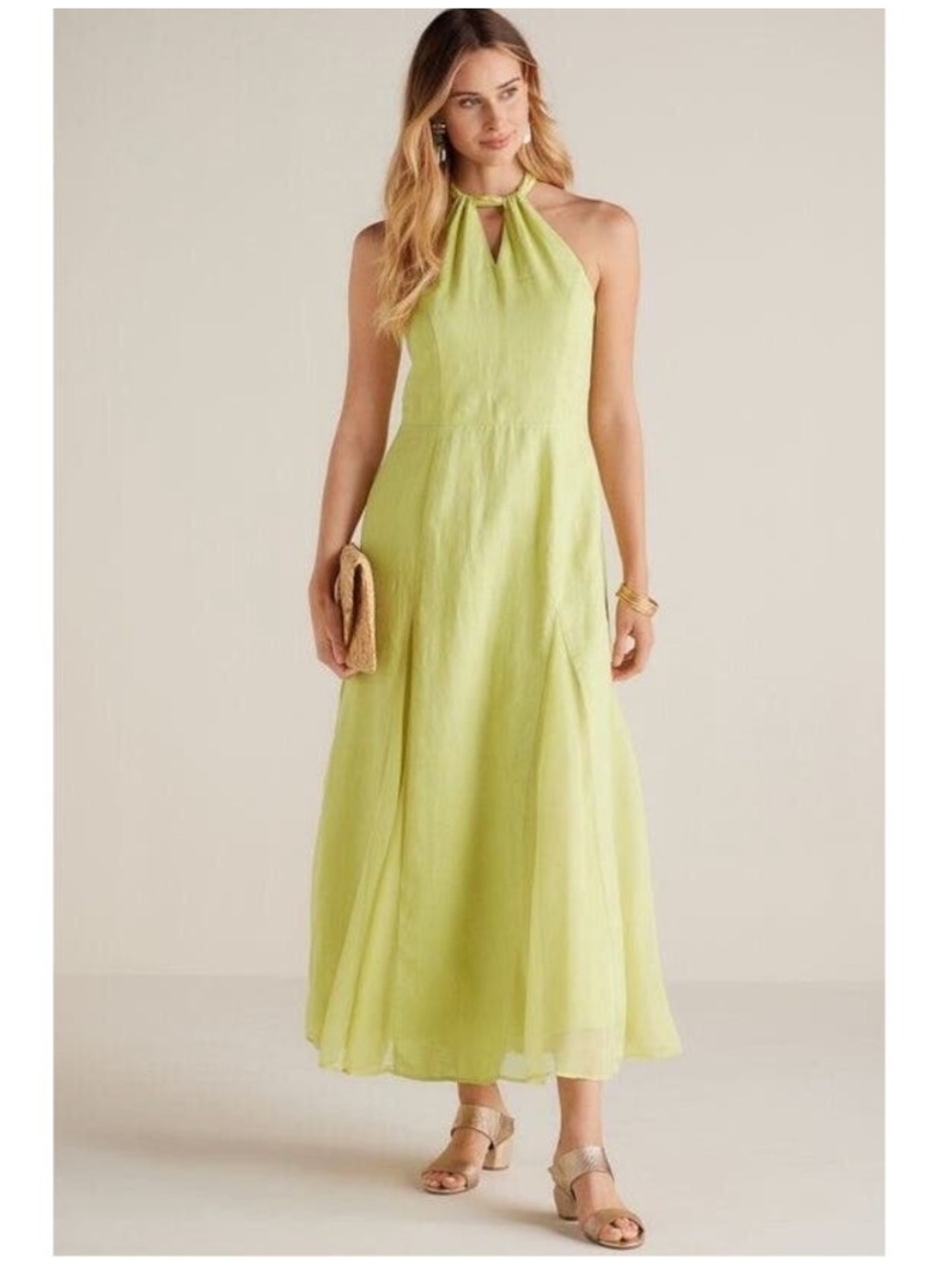 NWT Soft Surroundings Soliloquy Linen Dress